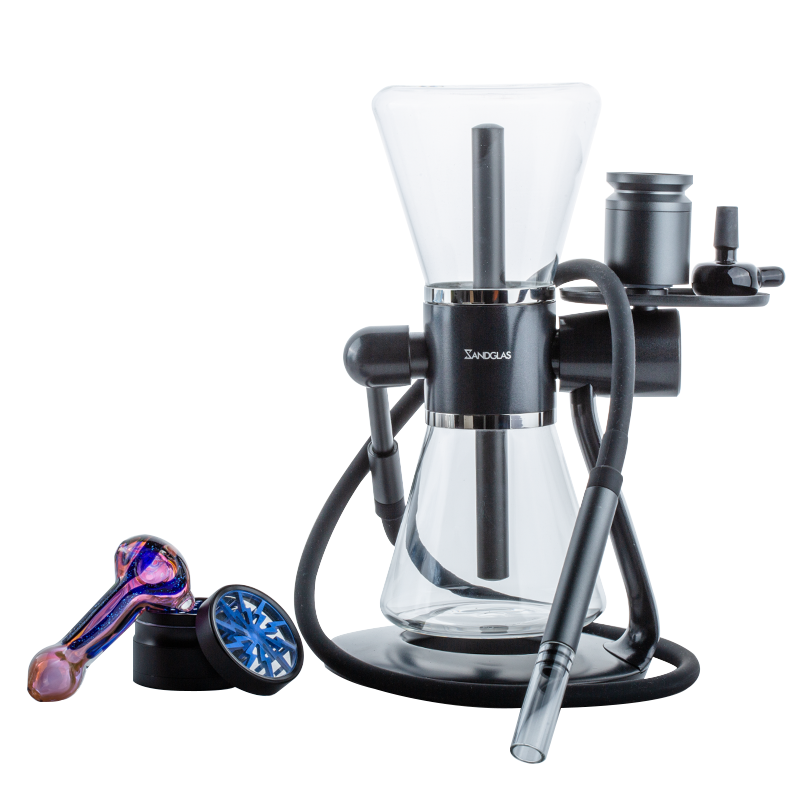 SANDGLAS Gravity Bong w/ Spoon Pipe Herb Grinder Set - PuffingBird CA