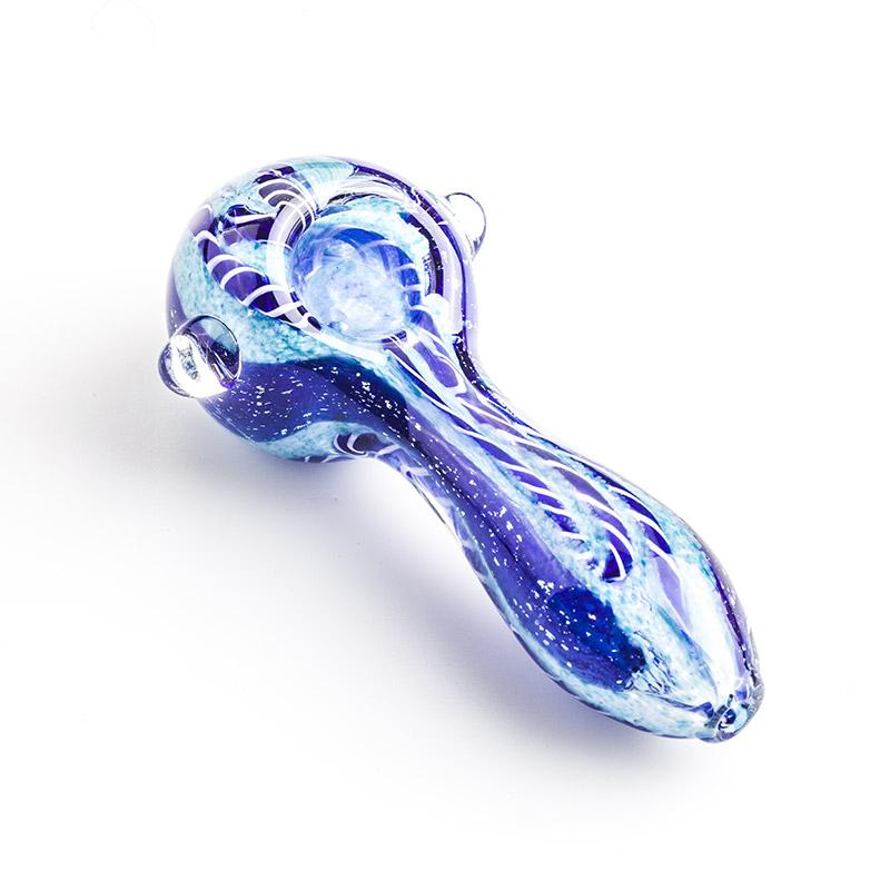 Two Tone Glass Pipe w/ Marbles - PuffingBird CA