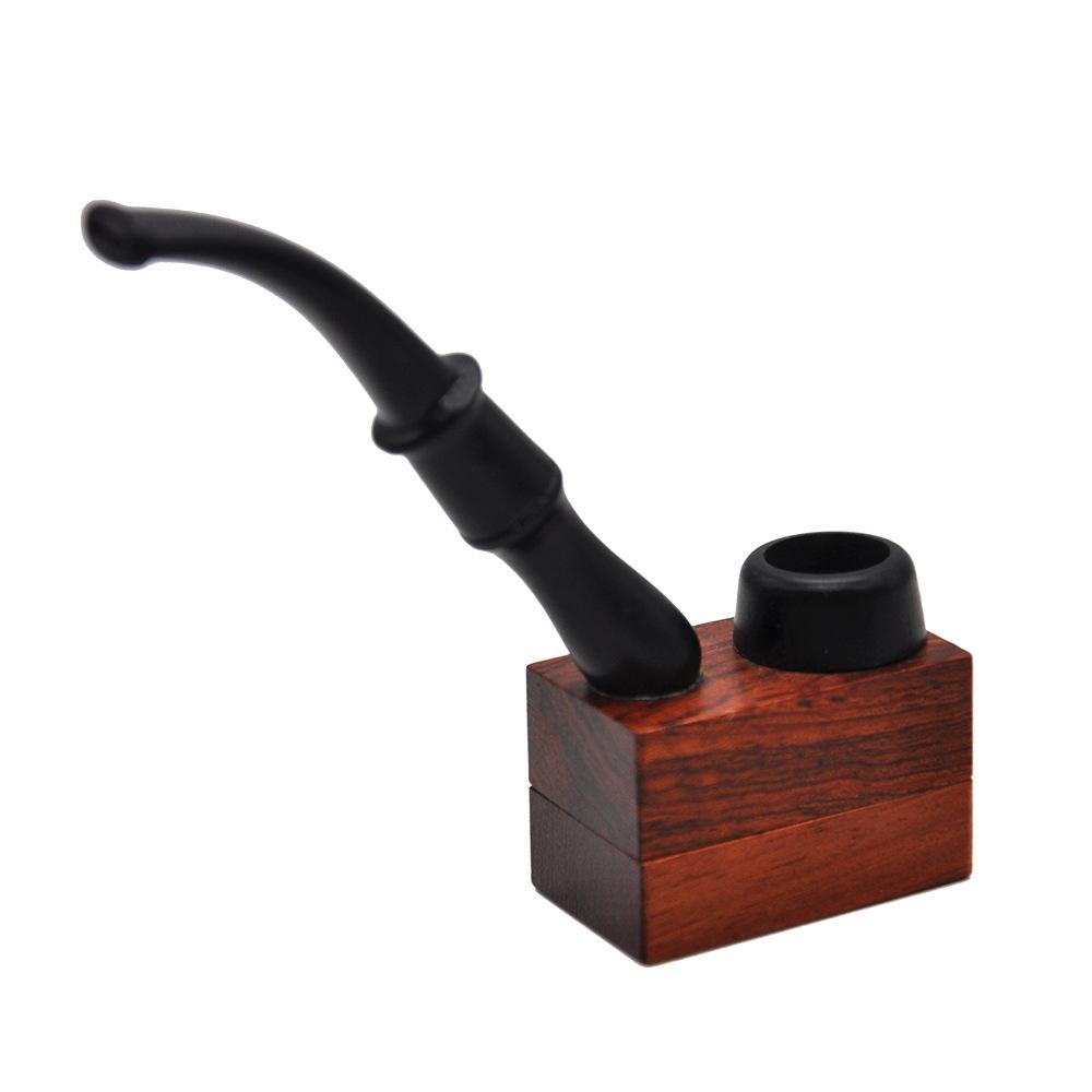 Magnet Detachable Ebony Wooden Pipe - PuffingBird CA