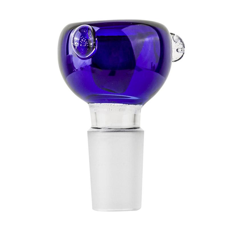 18mm Male Cobalt Round Bong Bowl - PuffingBird CA