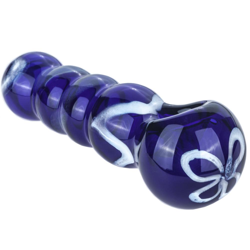 Blue Maria Rings Glass Pipe - PuffingBird CA
