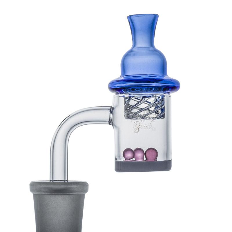 Blue Glass Carb Cap - PuffingBird CA