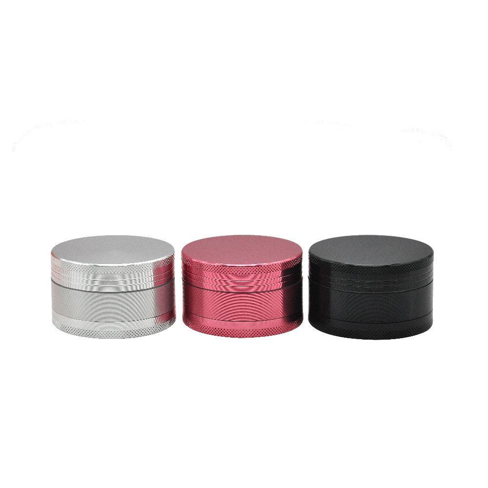 56mm 3 Layer Aluminium Alloy Grinder (3 Colors) - PuffingBird CA