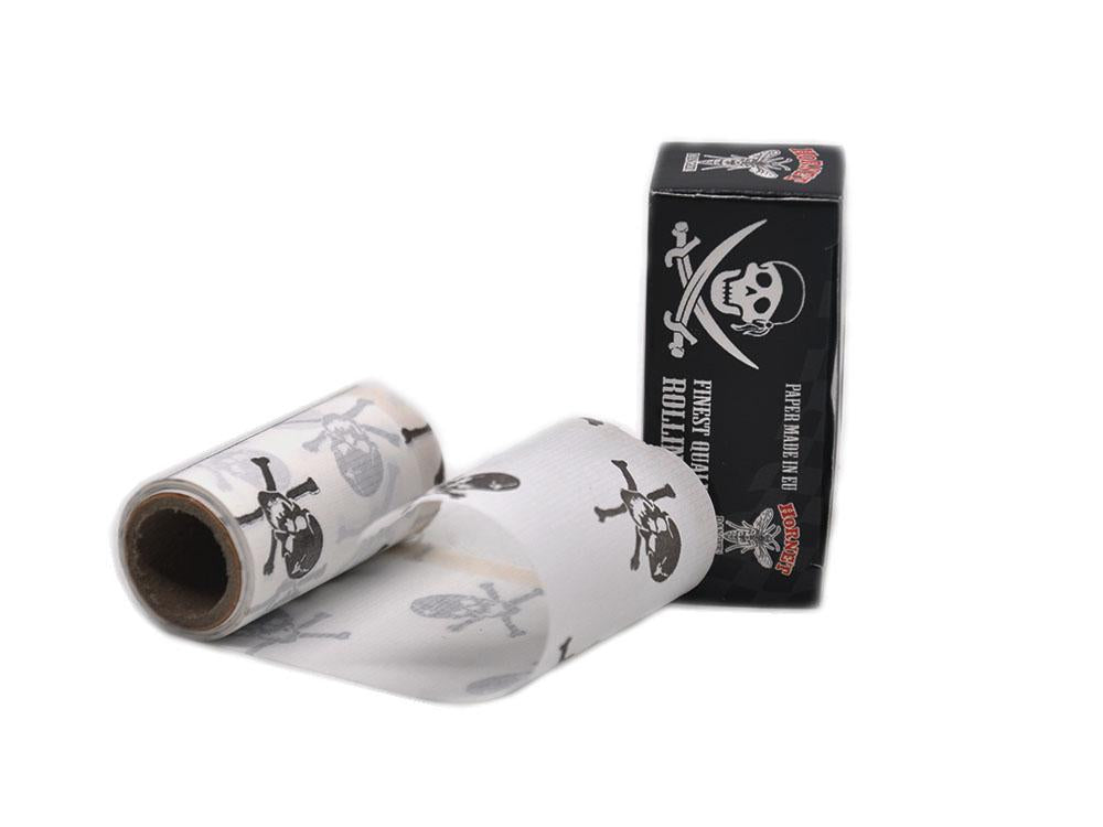 Hornet 5m Skull Pattern Rolling Paper - PuffingBird CA
