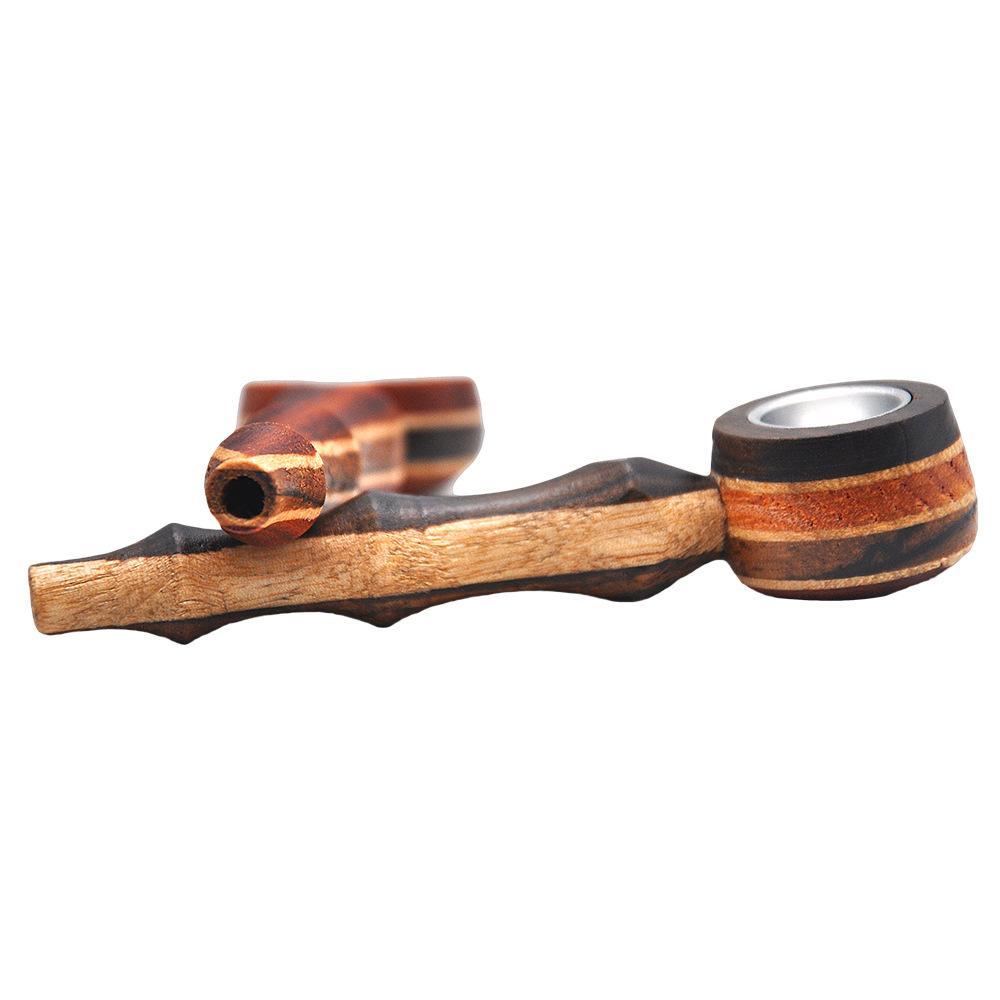Portable Wooden Pipe (Random Color) - PuffingBird CA