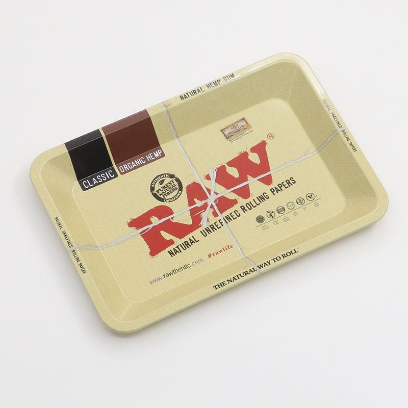 RAW Hand Rolled Cigarette Metal Rolling Tray - PuffingBird CA