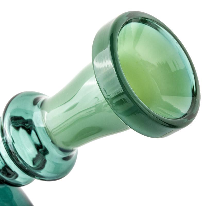 6.1â€?Green Recycle Dab Rig With Flower Pendant - PuffingBird CA