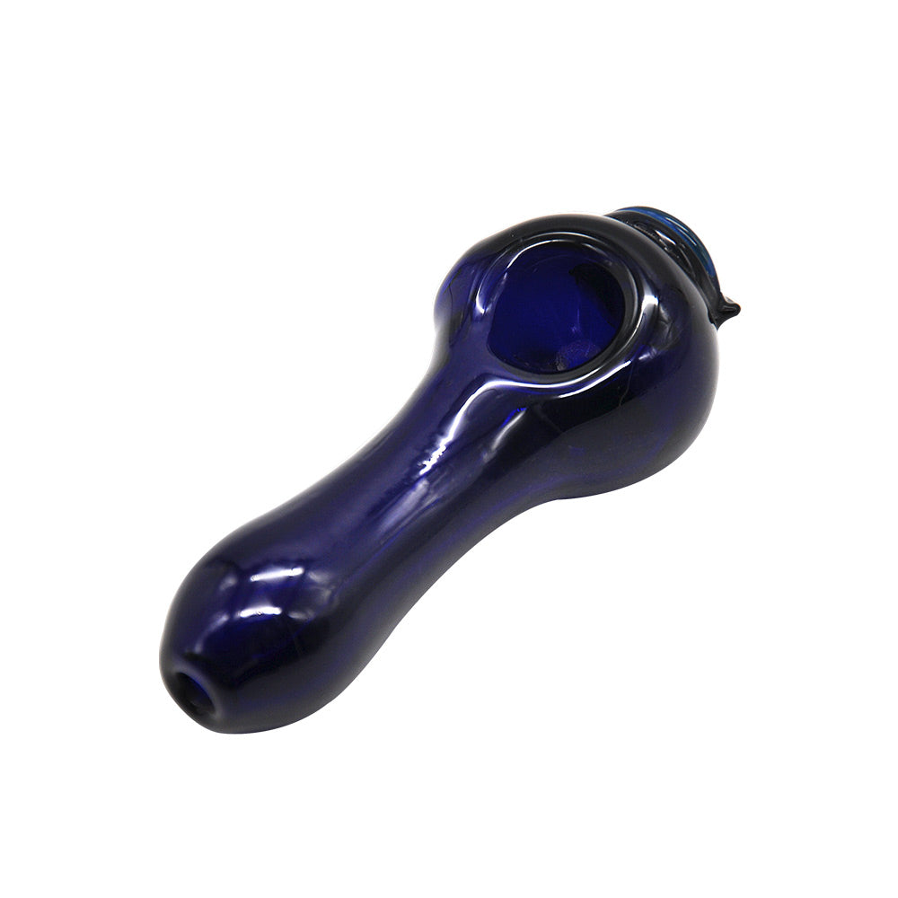 Eye Pattern Glass Spoon Pipe - PuffingBird CA