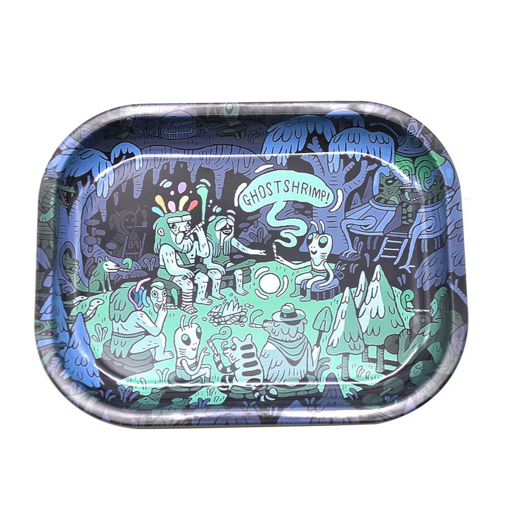 Trippy Art Rolling Tray - PuffingBird CA
