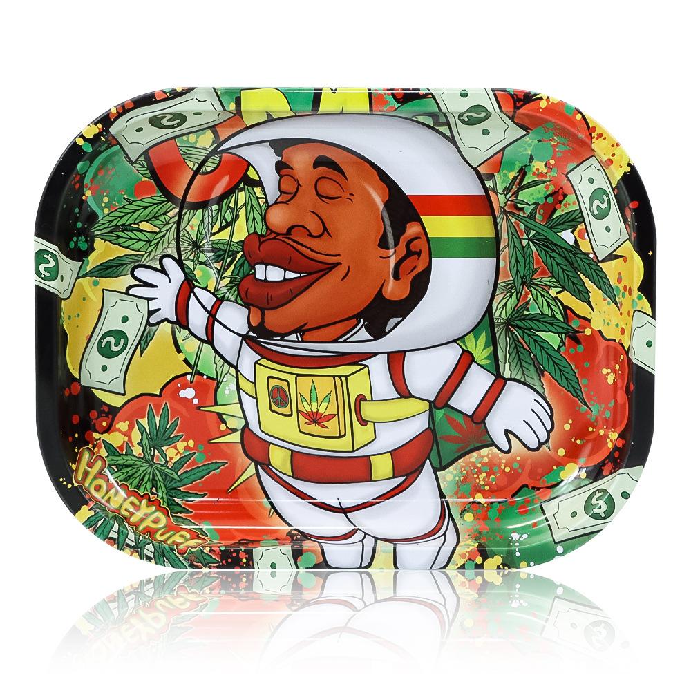 Honeypuff Metal Cigarette Panel Rolling Tray - PuffingBird CA
