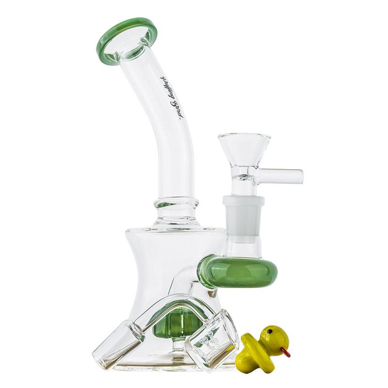 Mini Showerhead Perc Dab Rig Set w/ Quartz Banger Carb Cap - PuffingBird CA