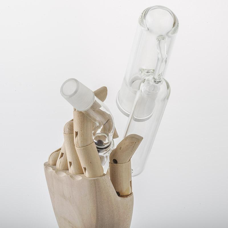 18mm Straight Tube Recycle Ash Catcher - PuffingBird CA