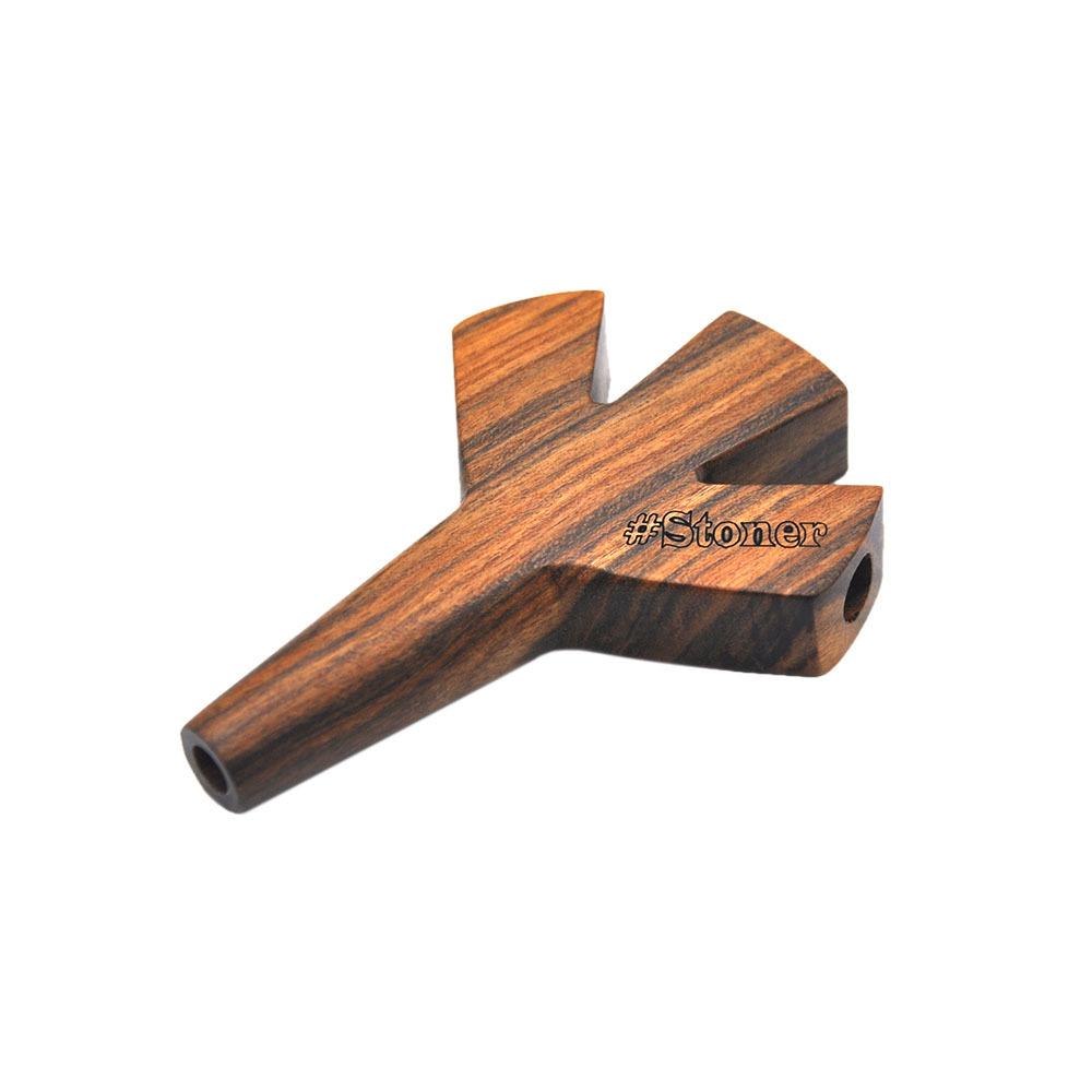 Triple Hole Joint Holder Wood Pipe - PuffingBird CA