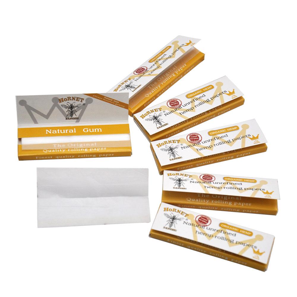 Hornet Organic Unrefined Hemp Rolling Paper 5 Booklets - PuffingBird CA