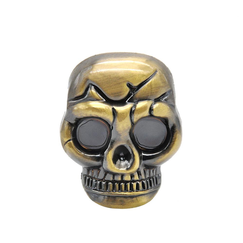 Skull Shape 2 Layer Metal Weed Grinder - PuffingBird CA