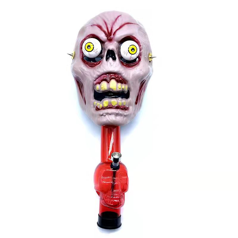 Scary Silicone Gas Mask Bong w/ Acrylic Water Pipe - PuffingBird CA