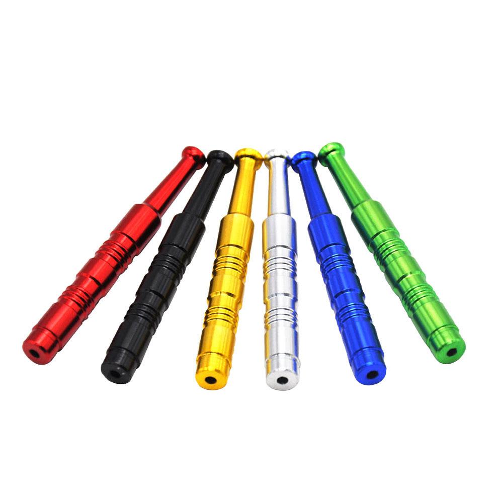 Thread Metal Pipe w/ Glass Weed Bowl - PuffingBird CA