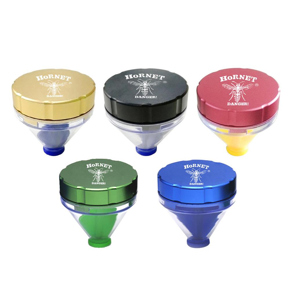 Funnel Aluminum Alloy Weed Grinder 2 Layer - PuffingBird CA