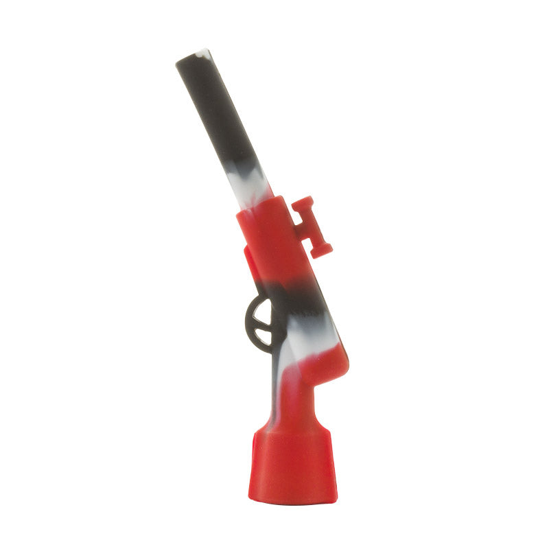 Rifle Silicone Pipe w/ Stainless Steel Bowl - PuffingBird CA