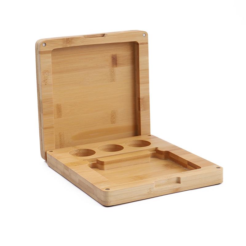 Bamboo Manual Operation Panel Rolling Tray - PuffingBird CA