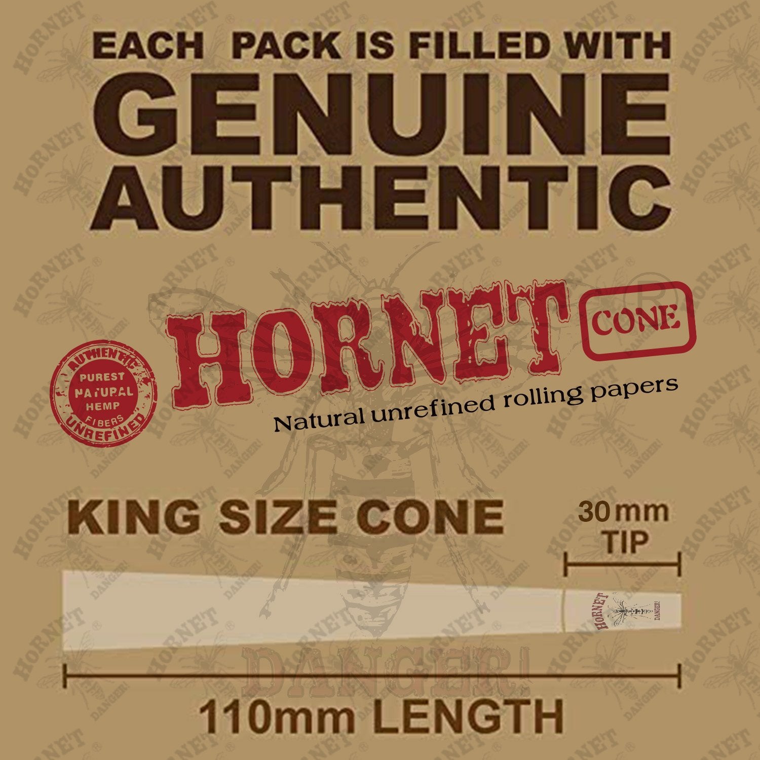 Hornet White Wood Pulp Rolling Cones - 72 Pack - PuffingBird CA