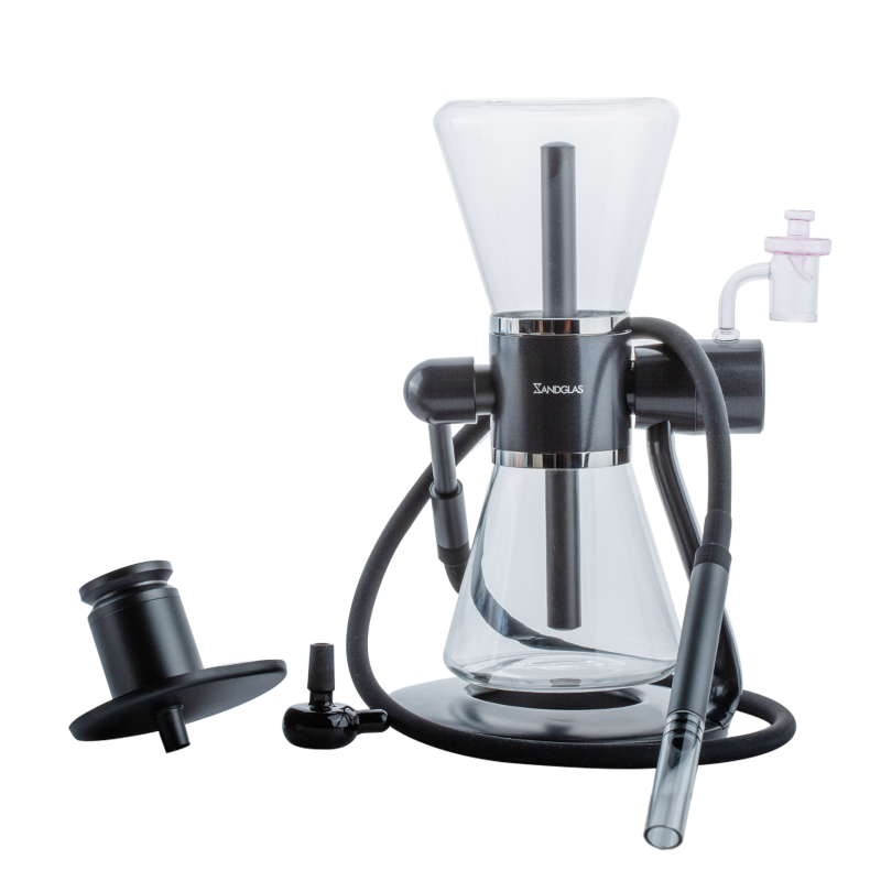 SANDGLAS Gravity Bong w/ Quartz Banger Carb Cap Set - PuffingBird CA