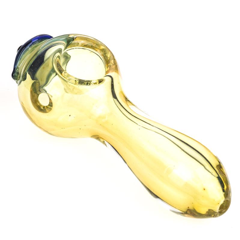 Eye Pattern Glass Spoon Pipe - PuffingBird CA
