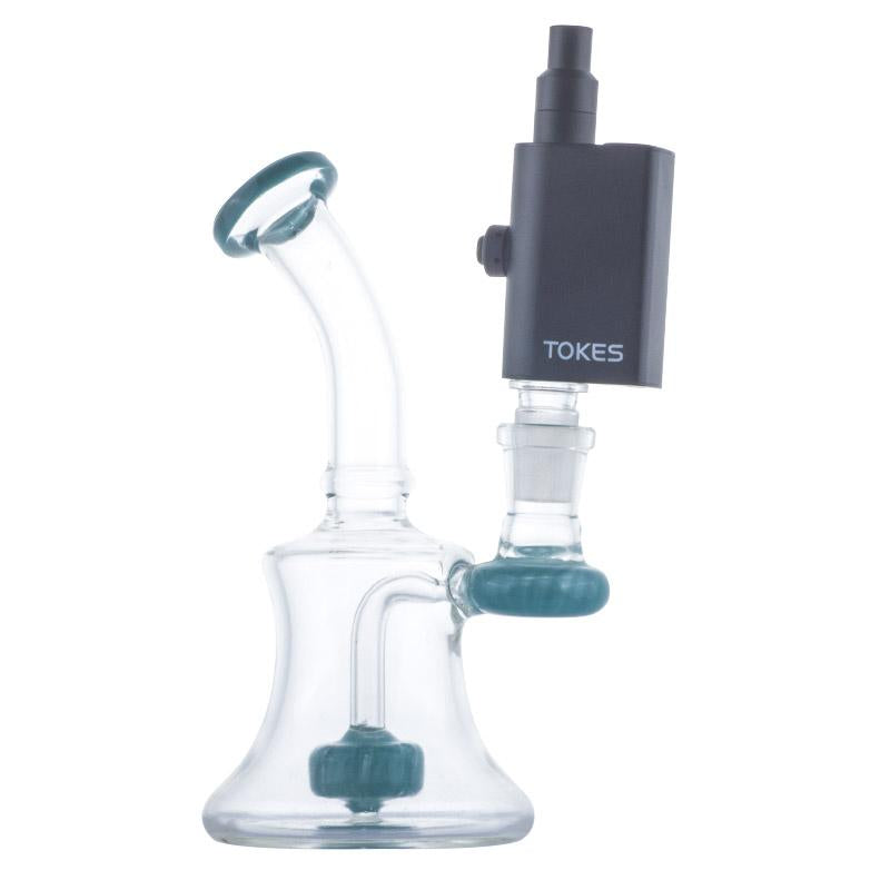 Mini Showerhead Perc Dab Rig w/ SOC Tokes Vaporizer Set - PuffingBird CA