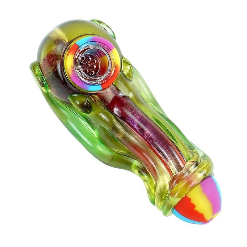 Creative Penis Resin Silicone Pipe - PuffingBird CA