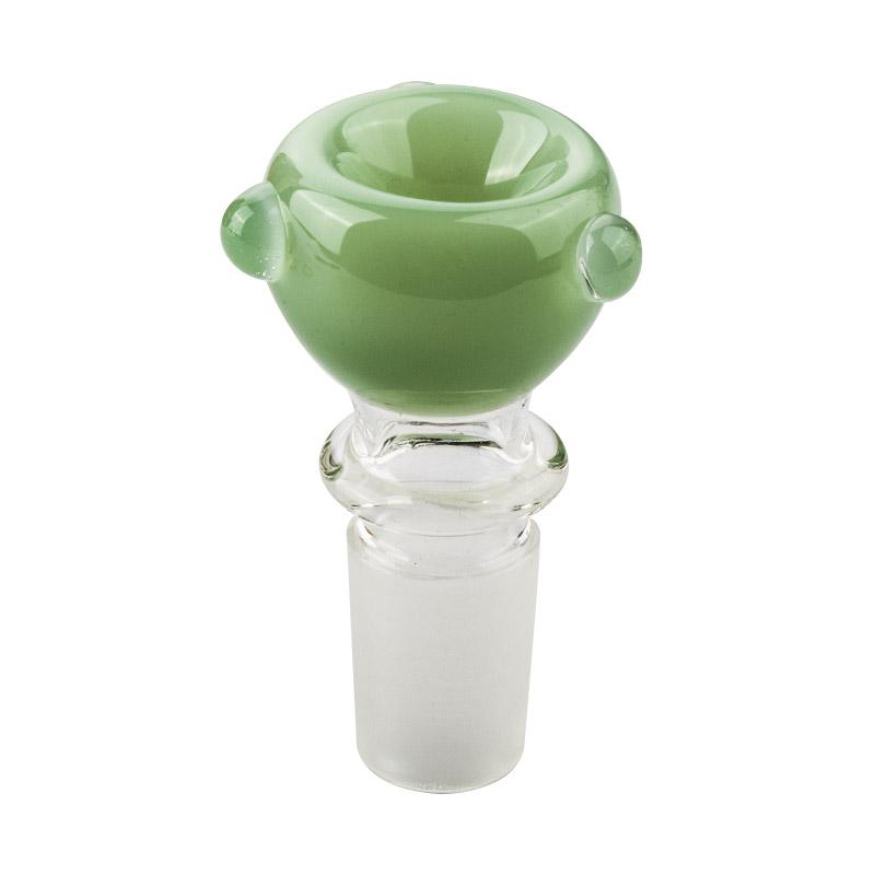 18mm Male Mint Green Glass Bong Bowl - PuffingBird CA