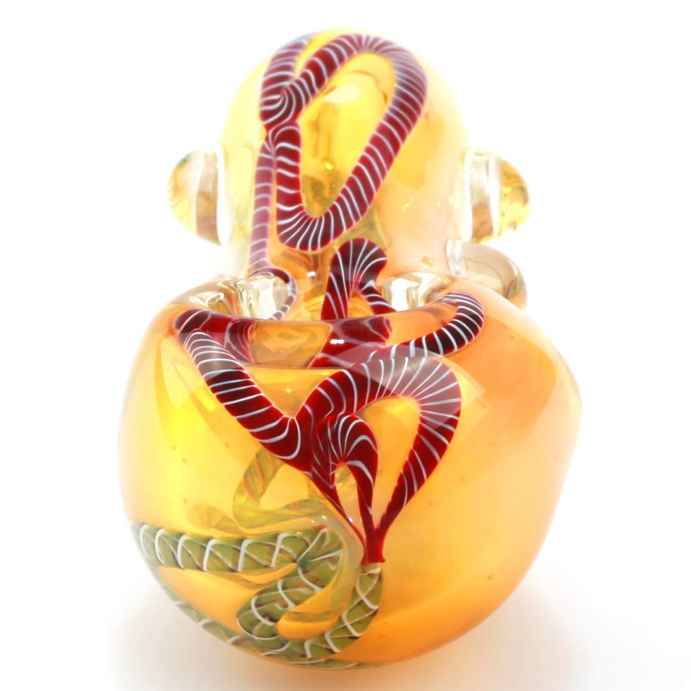 Nano Murrine Glass Pipe With Millefiori Milli Scheme Patent - PuffingBird CA