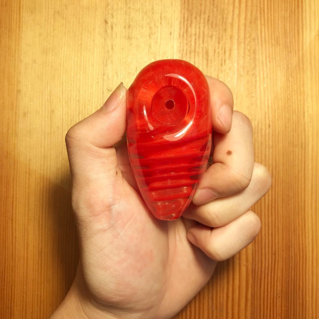 Nano Glass Cocoon Pipe with Spiral Scheme - PuffingBird CA