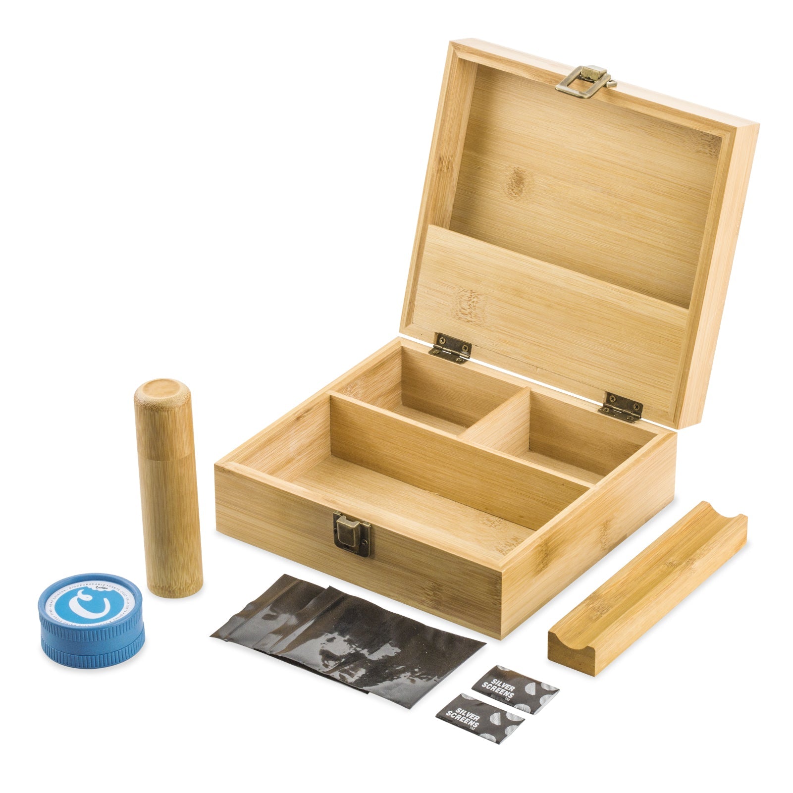 PUFFING BIRD Large Wooden Stash Box Combo Kit with Lock - PuffingBird CA