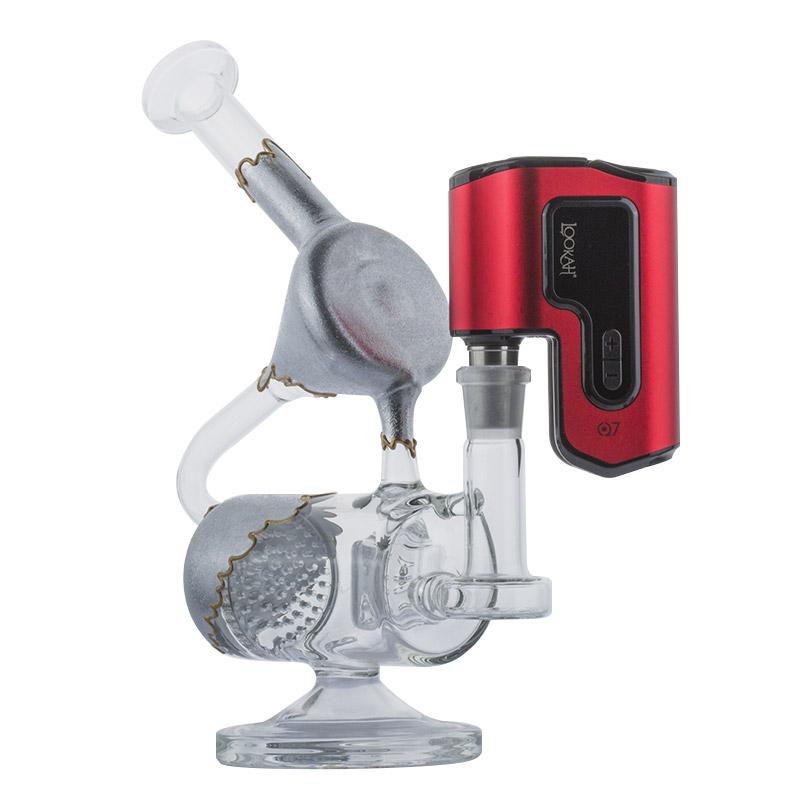 Multiple Perc Recycler Bong w/ Lookah Q7 Electric Dab Nail Set - PuffingBird CA