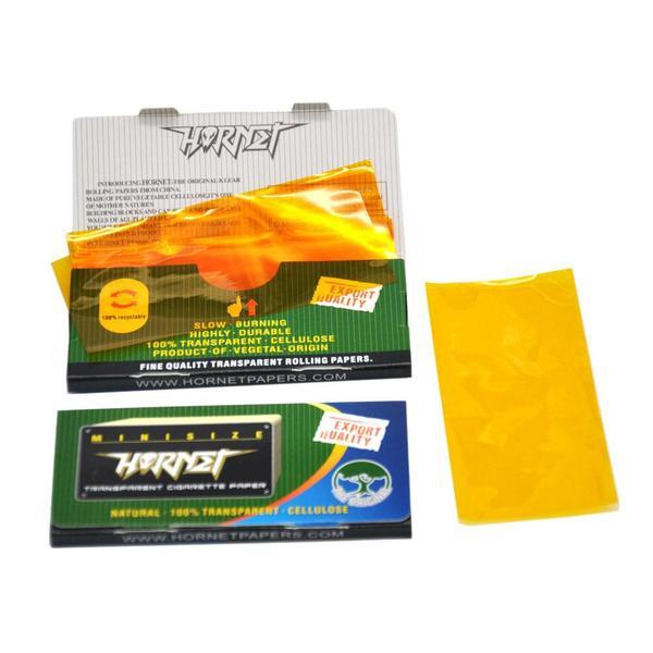 50 x Transparent Gold Rolling Paper - PuffingBird CA