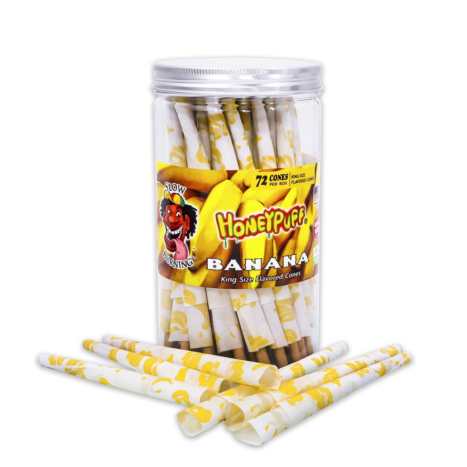 Banana Flavored Pre-Rolled Cones - PuffingBird CA