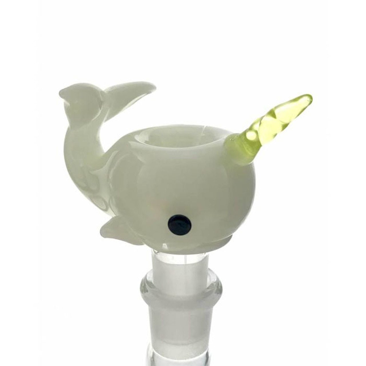 Empire Glassworks - Bowl Piece - Radioactive Narwhal - PuffingBird CA