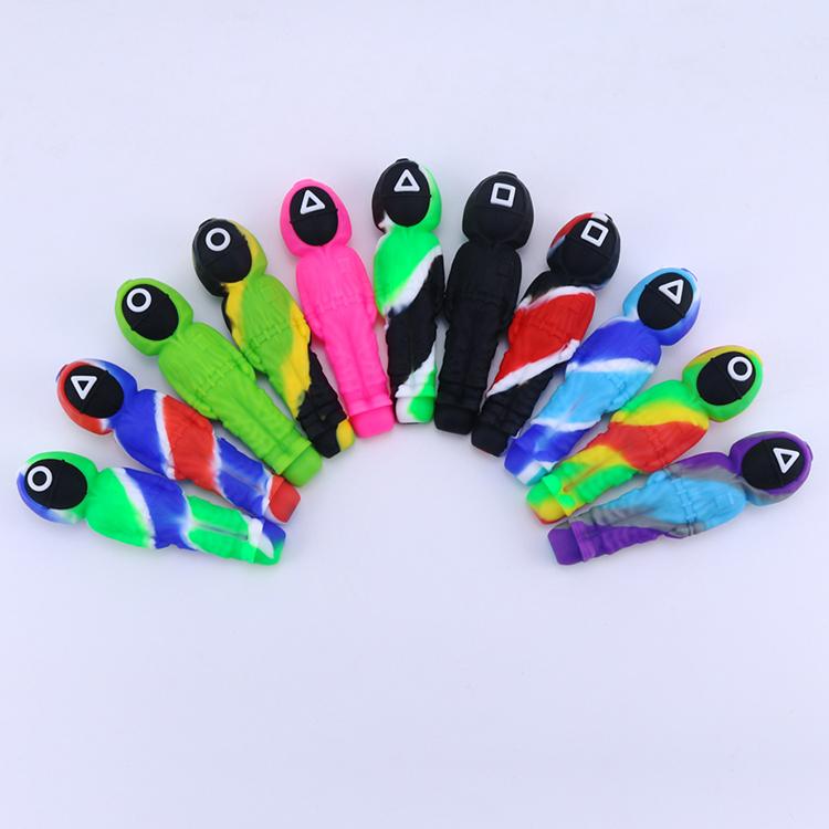 Squid Game Themed Silicone Smoking Pipe - PuffingBird CA