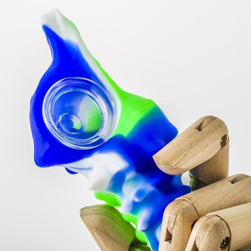 Silicone Conch Hand Pipe With Glass Bowl - PuffingBird CA