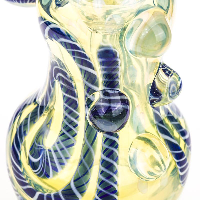 Spiral Glass Sherlock Bubbler - PuffingBird CA