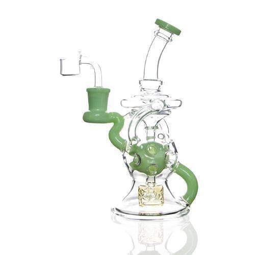 8 Inch 3 Fumed Dab Rig SOL EXO FTK F14.5mm - PuffingBird CA