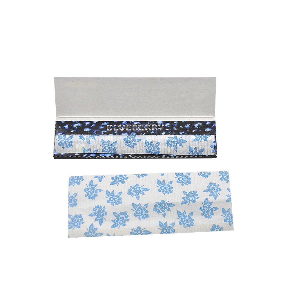 Hornet Kingsize Blueberry Flavored Rolling Paper Box of 25 Booklets/800 sheets - PuffingBird CA