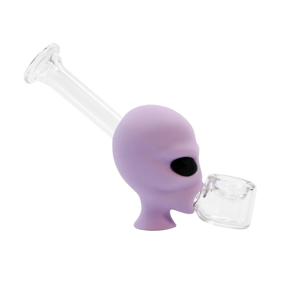 Alien Silicone Bong with Glass Bowl - PuffingBird CA