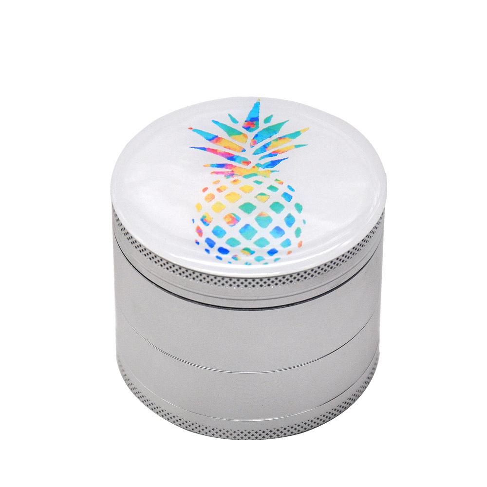 Pineapple Zinc Alloy Herb Grinder 4 Layer - PuffingBird CA