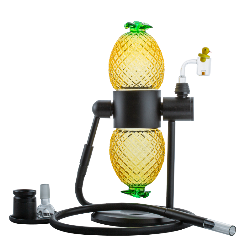 Pineapple Gravity Bong w/ Core Reactor Banger Carb Cap Set - PuffingBird CA