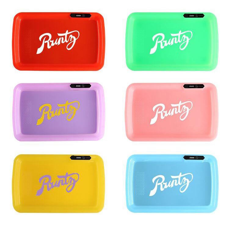 Portable LED Luminous Metal Rolling Tray - PuffingBird CA