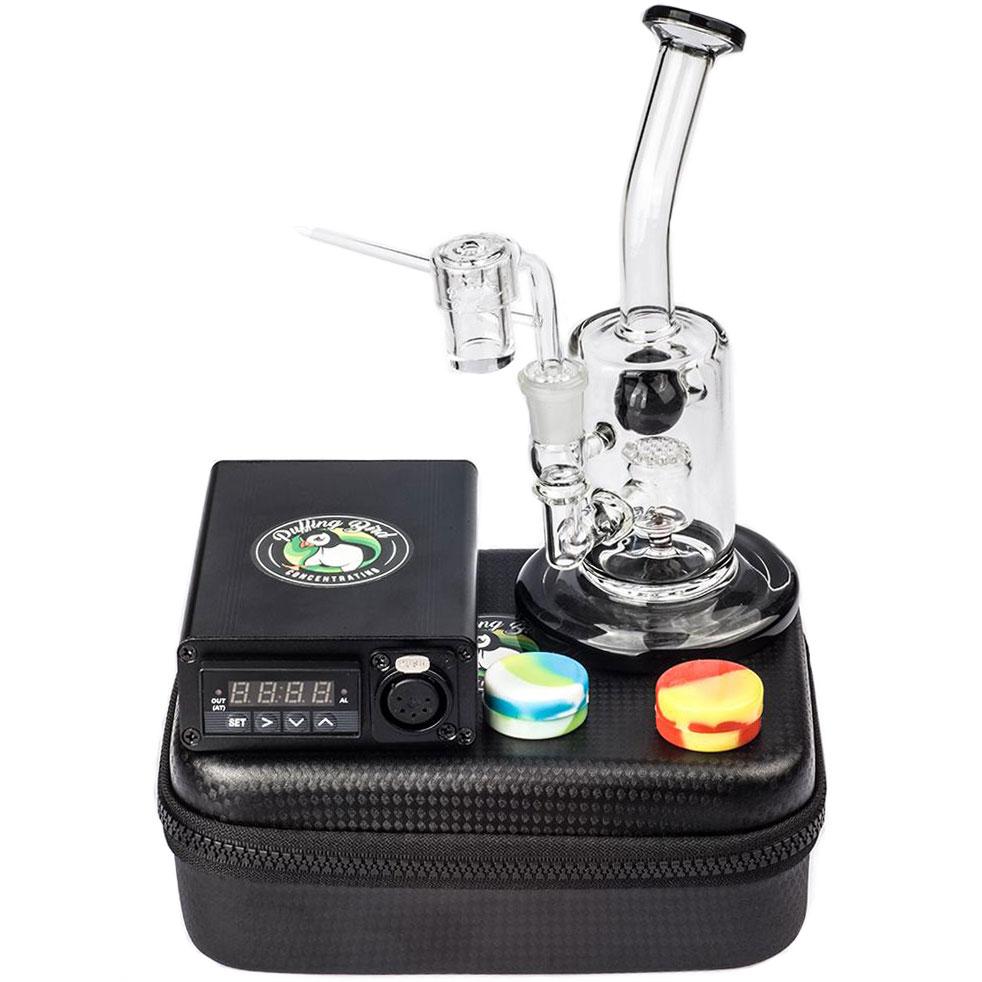 Quartz Enail W/ Ball Perc Dab Rig Bundle - PuffingBird CA