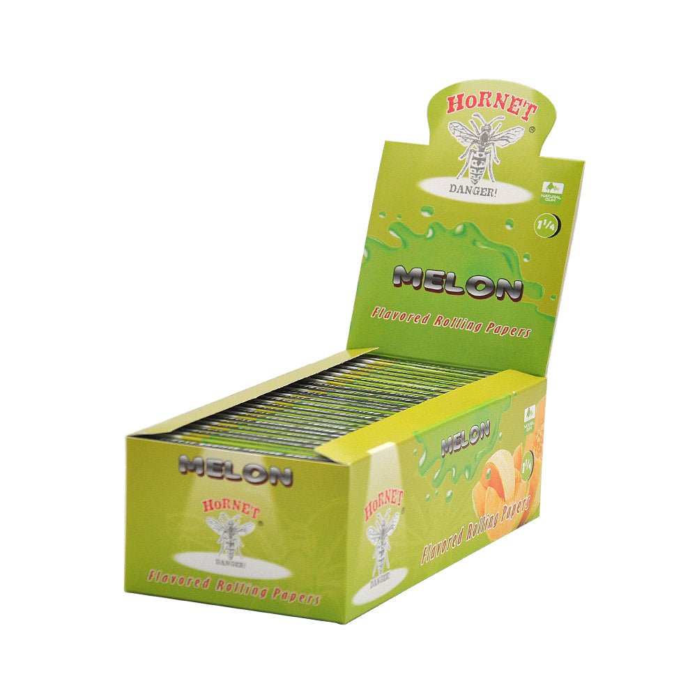 Hornet Melon Flavored Rolling Paper Box of 50 Booklets/2500 sheets - PuffingBird CA