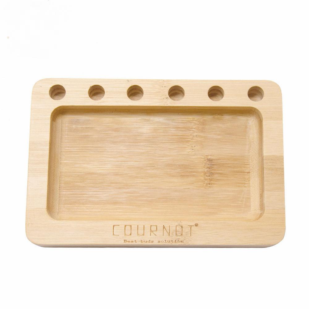 Small Bamboo Smoking Rolling Tray - PuffingBird CA