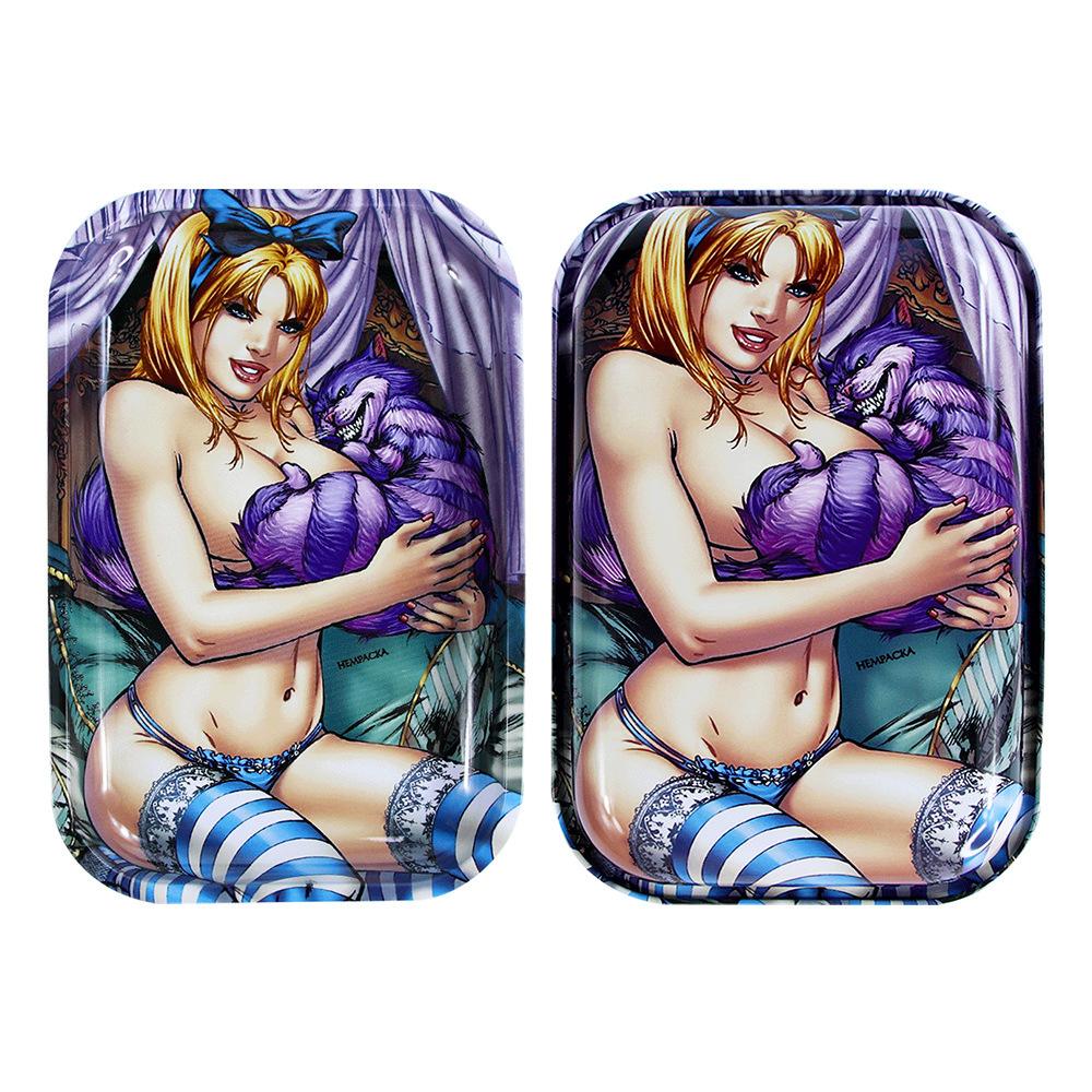 Colorful Metal Cigarette Storage Rolling Tray - PuffingBird CA